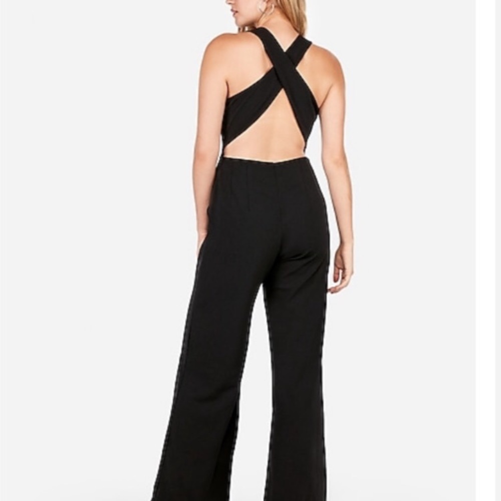 Express cross back jumpsuit
